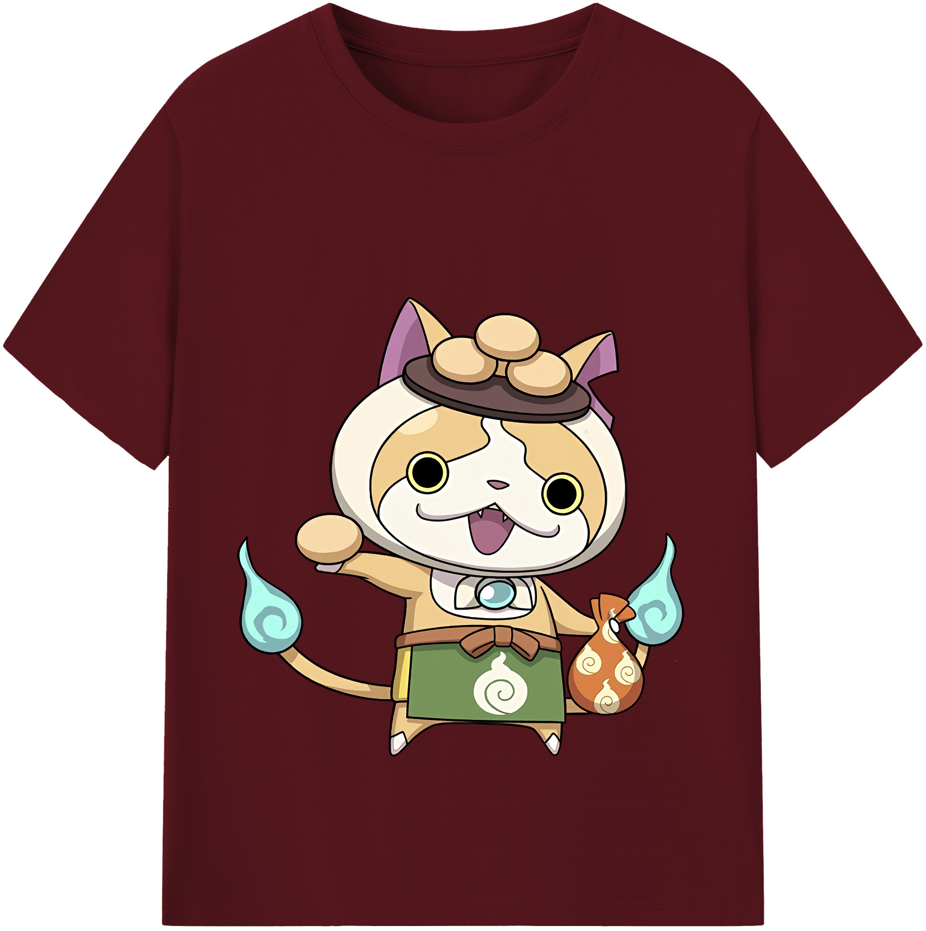 （画像用） 妖怪ウォッチ Yo-kai Watch 綿100％半袖Tシャツ（フロントプリント）